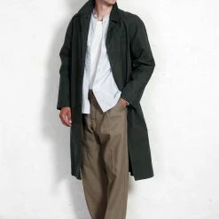 HANSEN GARMENTS MORTEN | Long Windbreaker Coat | Dark Sage 19 HANSEN GARMENTS MORTEN | Long Windbreaker Coat | Dark Sage -HANSEN SHOP 13x18 hansen ss22 23 97 6 morten dark sage 4