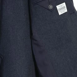HANSEN GARMENTS CHRIS | Classic Two Button Blazer | Brushed Blue -HANSEN SHOP 22 42 3 chris blazer cotton brushedblue 4