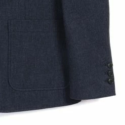 HANSEN GARMENTS CHRIS | Classic Two Button Blazer | Brushed Blue -HANSEN SHOP 22 42 3 chris blazer cotton brushedblue 5