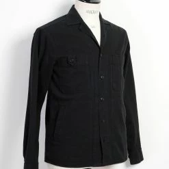 HANSEN GARMENTS SAM | Casual Over Shirt | Black -HANSEN SHOP 23 25 2 sam black 4