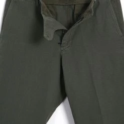 HANSEN GARMENTS TRYGVE | Wide Cut Cropped Trousers | Rosemary -HANSEN SHOP 23 90 6 trygve green 2