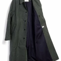 HANSEN GARMENTS MORTEN | Long Windbreaker Coat | Dark Sage 15 HANSEN GARMENTS MORTEN | Long Windbreaker Coat | Dark Sage -HANSEN SHOP 23 97 6 morten dark sage 2