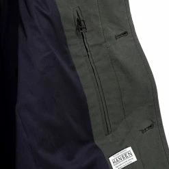 HANSEN GARMENTS MORTEN | Long Windbreaker Coat | Dark Sage 17 HANSEN GARMENTS MORTEN | Long Windbreaker Coat | Dark Sage -HANSEN SHOP 23 97 6 morten dark sage 4