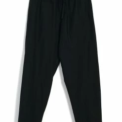 HANSEN GARMENTS JIM | Casual Drawstring Trousers | Black