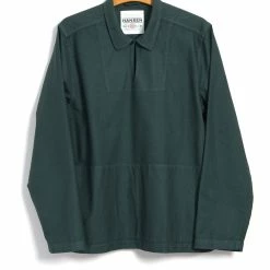 HANSEN GARMENTS MAGNE | Casual Pull-on Shirt | Petrol