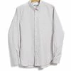 HANSEN GARMENTS HAAKON | Hidden Button Down Shirt | Clay 2 HANSEN GARMENTS HAAKON | Hidden Button Down Shirt | Clay -HANSEN SHOP 25 14 5 haakon clay 1