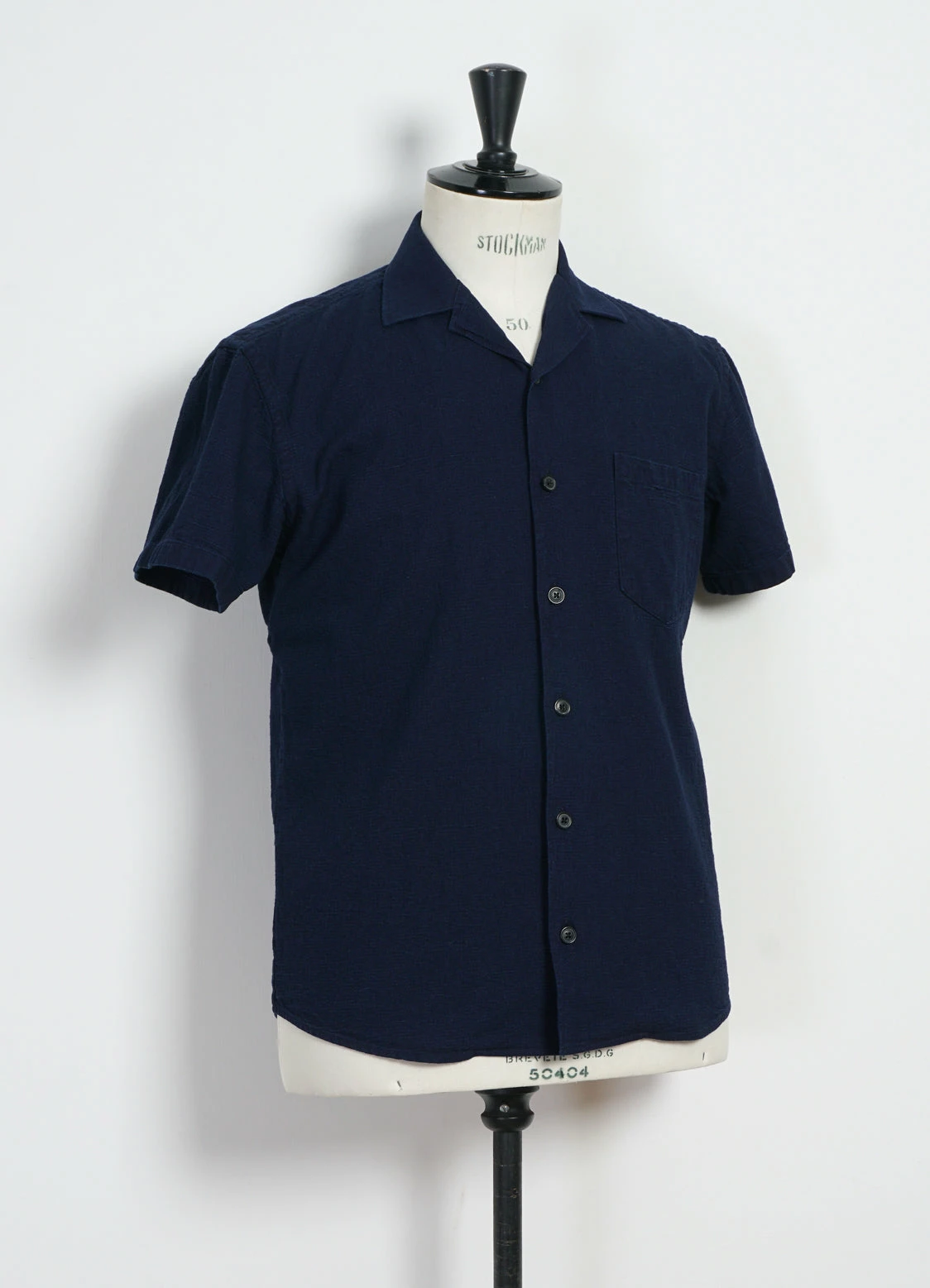 HANSEN GARMENTS JONNY | Short Sleeve Shirt | Indigo 4 HANSEN GARMENTS JONNY | Short Sleeve Shirt | Indigo - Image 2