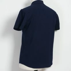 HANSEN GARMENTS JONNY | Short Sleeve Shirt | Indigo 9 HANSEN GARMENTS JONNY | Short Sleeve Shirt | Indigo -HANSEN SHOP 25 16 4 jonny indigo 3