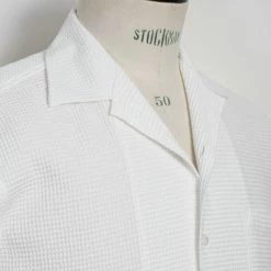 HANSEN GARMENTS JONNY | Short Sleeve Shirt | Waffle White 13 HANSEN GARMENTS JONNY | Short Sleeve Shirt | Waffle White -HANSEN SHOP 25 17 1 jonny waffle white 4
