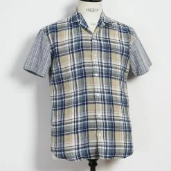 HANSEN GARMENTS JONNY | Short Sleeve Shirt | Blue Checks -HANSEN SHOP 25 20 3 jonny blue checks 3