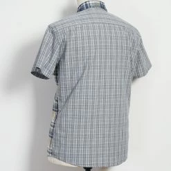 HANSEN GARMENTS JONNY | Short Sleeve Shirt | Blue Checks -HANSEN SHOP 25 20 3 jonny blue checks 5