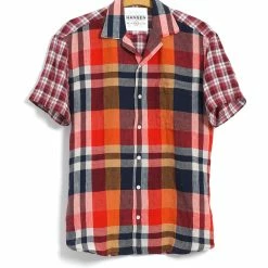 HANSEN GARMENTS JONNY | Short Sleeve Shirt | Red Checks