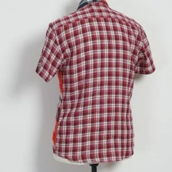 HANSEN GARMENTS JONNY | Short Sleeve Shirt | Red Checks -HANSEN SHOP 25 20 8 jonny red checks 5