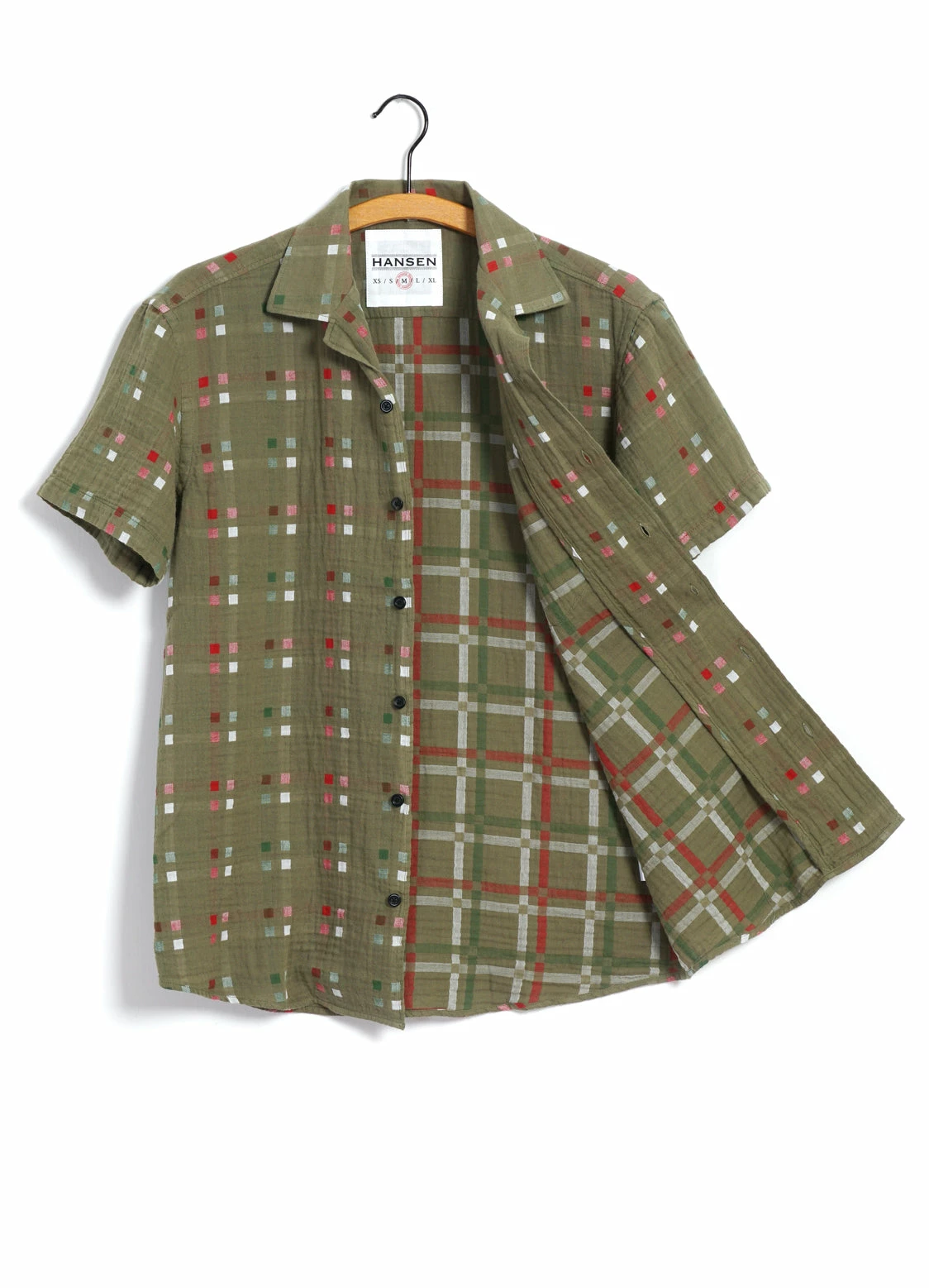 HANSEN GARMENTS JONNY | Short Sleeve Shirt | Nevada Green 4 HANSEN GARMENTS JONNY | Short Sleeve Shirt | Nevada Green - Image 2