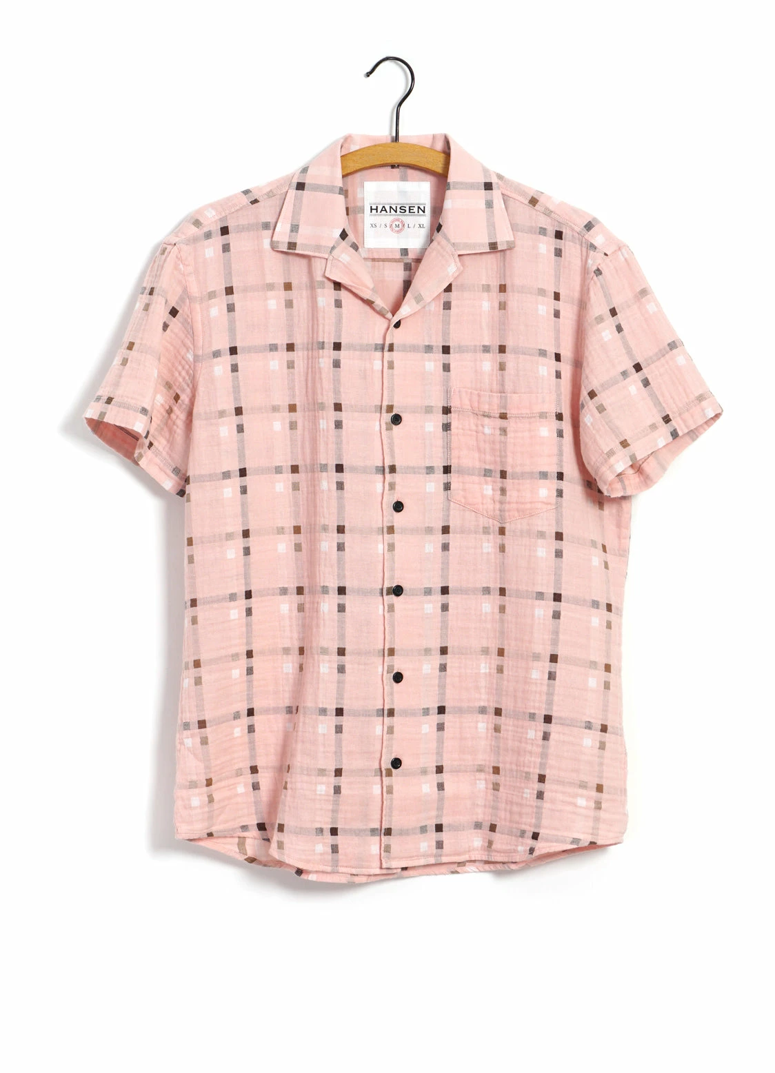 HANSEN GARMENTS JONNY | Short Sleeve Shirt | Vegas Pink 3 HANSEN GARMENTS JONNY | Short Sleeve Shirt | Vegas Pink