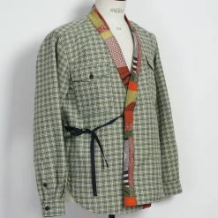 HANSEN GARMENTS REMY | East & West Shirt Jacket | Sashiko Green+ 12 HANSEN GARMENTS REMY | East & West Shirt Jacket | Sashiko Green+ -HANSEN SHOP 25 80 6 remy sashiko green plus 3