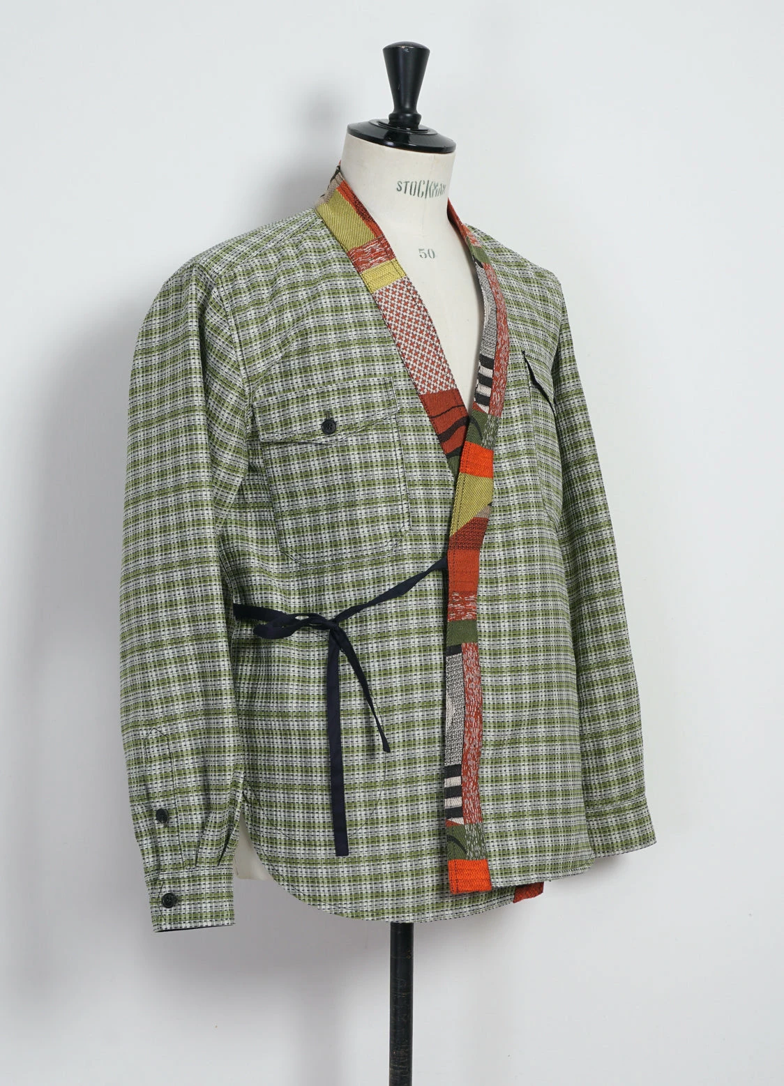 HANSEN GARMENTS REMY | East & West Shirt Jacket | Sashiko Green+ 5 HANSEN GARMENTS REMY | East & West Shirt Jacket | Sashiko Green+ - Image 3