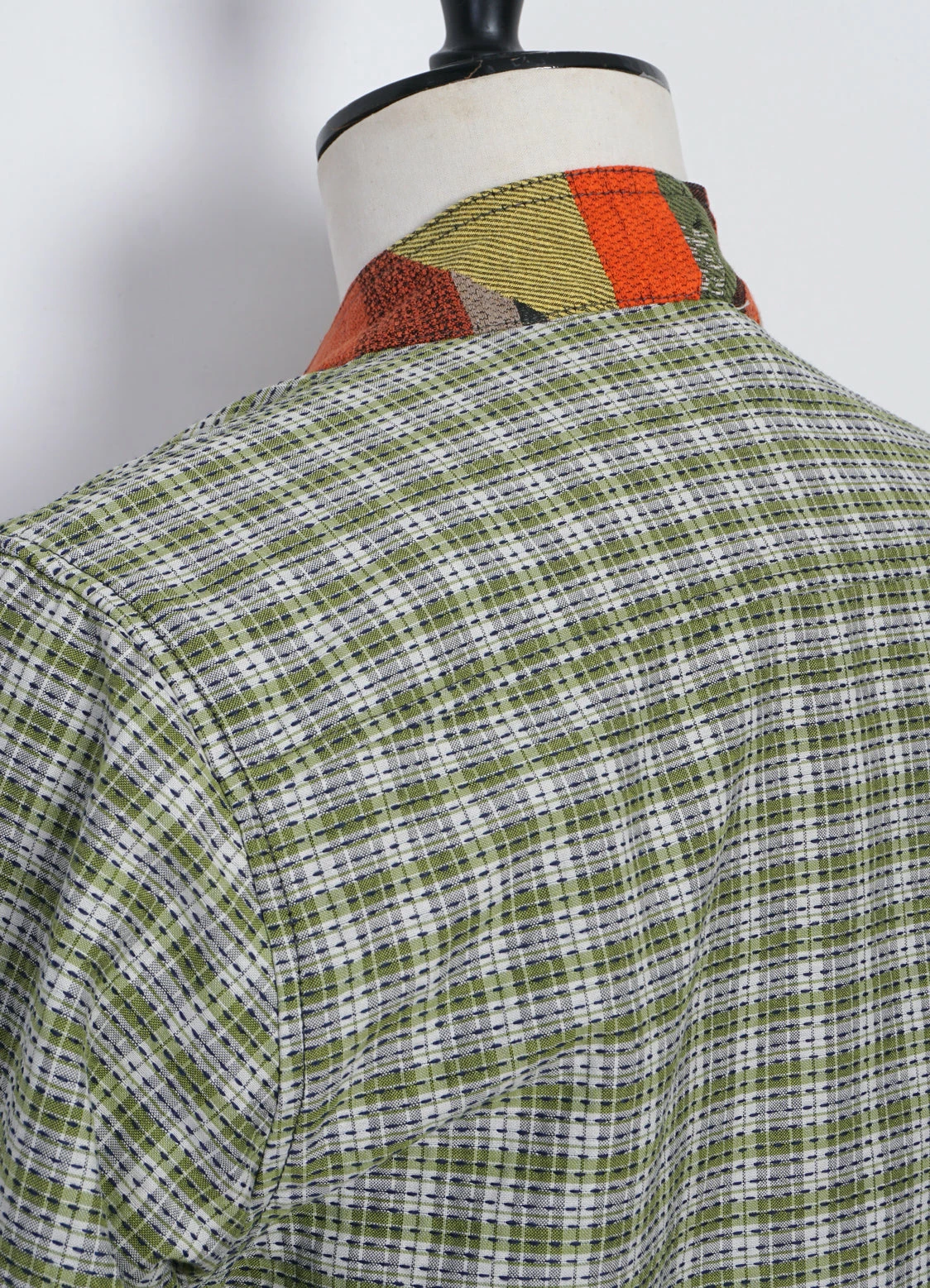 HANSEN GARMENTS REMY | East & West Shirt Jacket | Sashiko Green+ 8 HANSEN GARMENTS REMY | East & West Shirt Jacket | Sashiko Green+ - Image 6