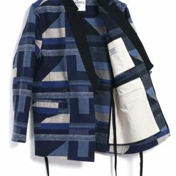 HANSEN GARMENTS FALK | Kakashi Blazer | Blue Mix -HANSEN SHOP 25 97 3 falk bluemix 2