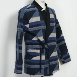 HANSEN GARMENTS FALK | Kakashi Blazer | Blue Mix -HANSEN SHOP 25 97 3 falk bluemix 3