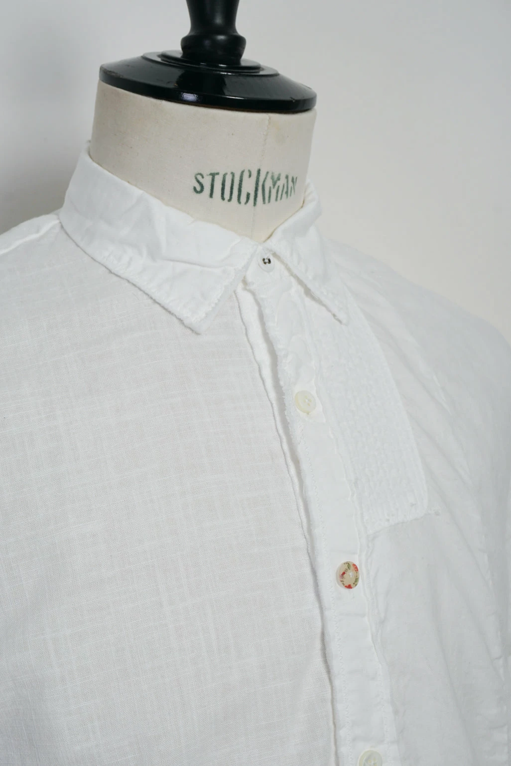 KAPITAL KATMANDU | Short Sleeve Patch Shirt | White 6 KAPITAL KATMANDU | Short Sleeve Patch Shirt | White - Image 4