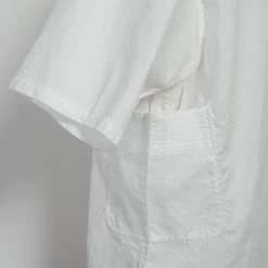 KAPITAL KATMANDU | Short Sleeve Patch Shirt | White 11 KAPITAL KATMANDU | Short Sleeve Patch Shirt | White -HANSEN SHOP EK 1212 White Patch KATMANDU Shirt 2022 5