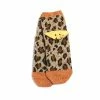 KAPITAL LEOPARD SOCKS | 84 Yarns Ankle Socks | Orange -HANSEN SHOP EK 1361 84 Yarns RAINBOWY HAPPY HEEL Leopard Ankle Socks 1