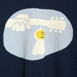 KAPITAL TERU-TERU WOODSTOCK | Crewneck T-shirt | Indigo -HANSEN SHOP K2206SC144 IDG Jersey Crew T TERU TERU WOODSTOCK 3