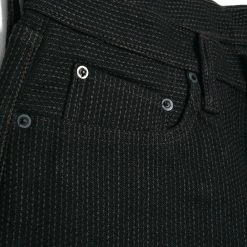 KAPITAL CENTURY DENIM MONKEY CISCO | Sashiko 5P Jeans | N9S(Mud) -HANSEN SHOP KAP 203 CENTURY DENIM No.9 MONKEY CISCO 3