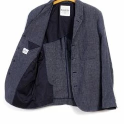 HANSEN GARMENTS ANKER | Casual Four Button Blazer | Blue Delave -HANSEN SHOP anker casual five button blazer blue delave 430 580431