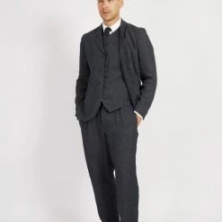 HANSEN GARMENTS ANKER | Casual Four Button Blazer | Blue Delave -HANSEN SHOP anker casual five button blazer blue delave 430 811872