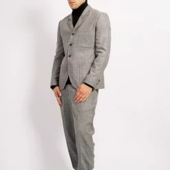 HANSEN GARMENTS ANKER | Classic Blazer | Grey Melange 16 HANSEN GARMENTS ANKER | Classic Blazer | Grey Melange -HANSEN SHOP anker classic blazer grey melange 530 244717