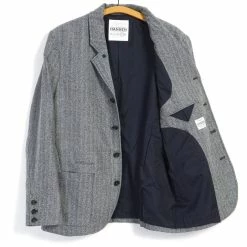 HANSEN GARMENTS ANKER | Classic Blazer | Grey Melange 12 HANSEN GARMENTS ANKER | Classic Blazer | Grey Melange -HANSEN SHOP anker classic blazer grey melange hansen garments 952842
