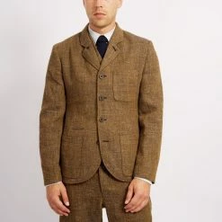 HANSEN GARMENTS ANKER | Classic Casual Blazer | Cognac -HANSEN SHOP anker classic casual blazer cognac 425 803083