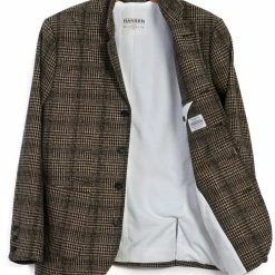 HANSEN GARMENTS ANKER | Four Button Classic Blazer | Checkered -HANSEN SHOP anker four button classic blazer checkered hansen garments 863601