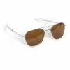 AO EYEWEAR | Original Pilot Sunglasses I Silver Brown -HANSEN SHOP ao eyewear original pilot sunglasses i silver brown 352646