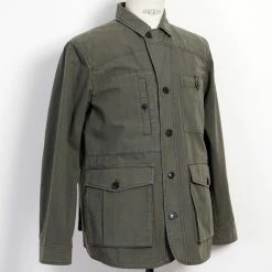 HANSEN GARMENTS ASLAK | Utility Jacket | Green -HANSEN SHOP aslak utility jacket green hansen garments 112802