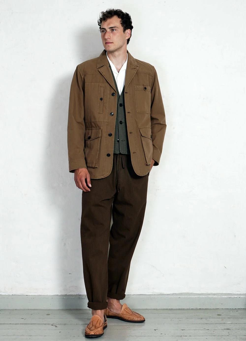HANSEN GARMENTS ASLAK | Utility Jacket | Khaki 4 HANSEN GARMENTS ASLAK | Utility Jacket | Khaki - Image 2