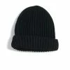 G.R.P BEANIE | Merino Wool | Black -HANSEN SHOP beanie merino wool black grp 180334