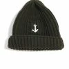 G.R.P ANCHOR BEANIE | Merino Wool | Green -HANSEN SHOP beanie short merino wool green grp 283240
