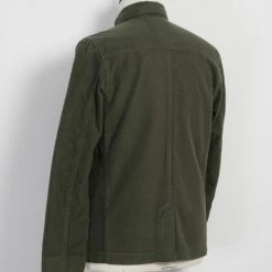 HANSEN GARMENTS BERTRAM | Refined Work Jacket | Dark Green -HANSEN SHOP bertram refined work jacket dark green hansen garments 634618