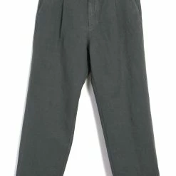 HANSEN GARMENTS BOBBY | Super Wide Pleated Trousers | Oxidized
