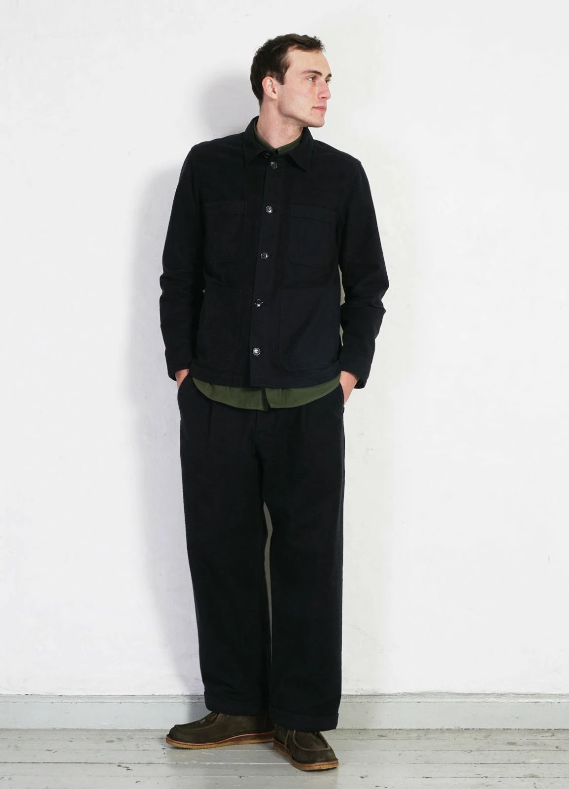 HANSEN GARMENTS BOBBY | Super Wide Pleated Trousers | Dark Bluegrey 6 HANSEN GARMENTS BOBBY | Super Wide Pleated Trousers | Dark Bluegrey - Image 4