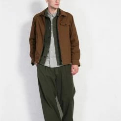 HANSEN GARMENTS BOBBY | Super Wide Pleated Trousers | Dark Green -HANSEN SHOP bobby super wide pleated trousers dark green hansen garments 977677