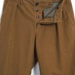 HANSEN GARMENTS BOBBY | Super Wide Pleated Trousers | Turmeric -HANSEN SHOP bobby super wide pleated trousers turmeric hansen garments 371326