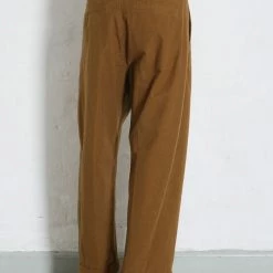 HANSEN GARMENTS BOBBY | Super Wide Pleated Trousers | Turmeric -HANSEN SHOP bobby super wide pleated trousers turmeric hansen garments 633814