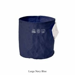 Puebco CANVAS POT COVER | Navy Blue -HANSEN SHOP canvas pot cover navy blue puebco 751435