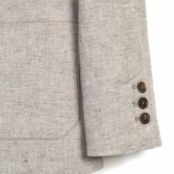 HANSEN GARMENTS CHRIS | Two Button Classic Blazer | Beach -HANSEN SHOP chris two button classic blazer beach hansen garments 124645