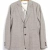 HANSEN GARMENTS CHRIS | Two Button Classic Blazer | Beach -HANSEN SHOP chris two button classic blazer beach hansen garments 128336