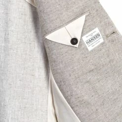 HANSEN GARMENTS CHRIS | Two Button Classic Blazer | Beach -HANSEN SHOP chris two button classic blazer beach hansen garments 288338